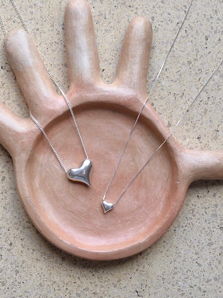 【1月下旬頃発送予定】Mexican Silver925 ハートネックレス S/M