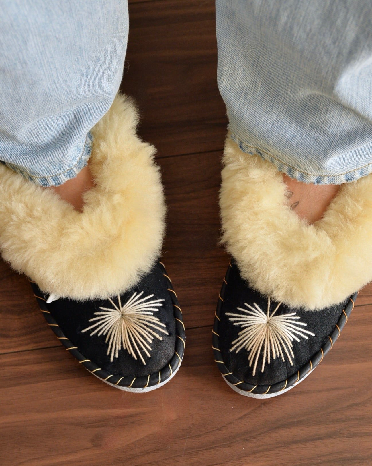 シープスキン ルームシューズ