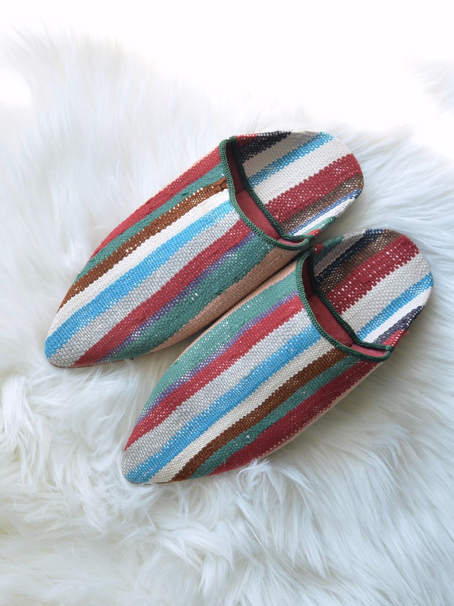 ヴィンテージHIKE 外履きバブーシュ（約24cm)