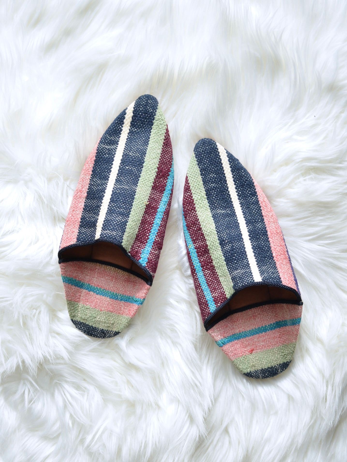 ヴィンテージHIKE 外履きバブーシュ（約24.5cm)