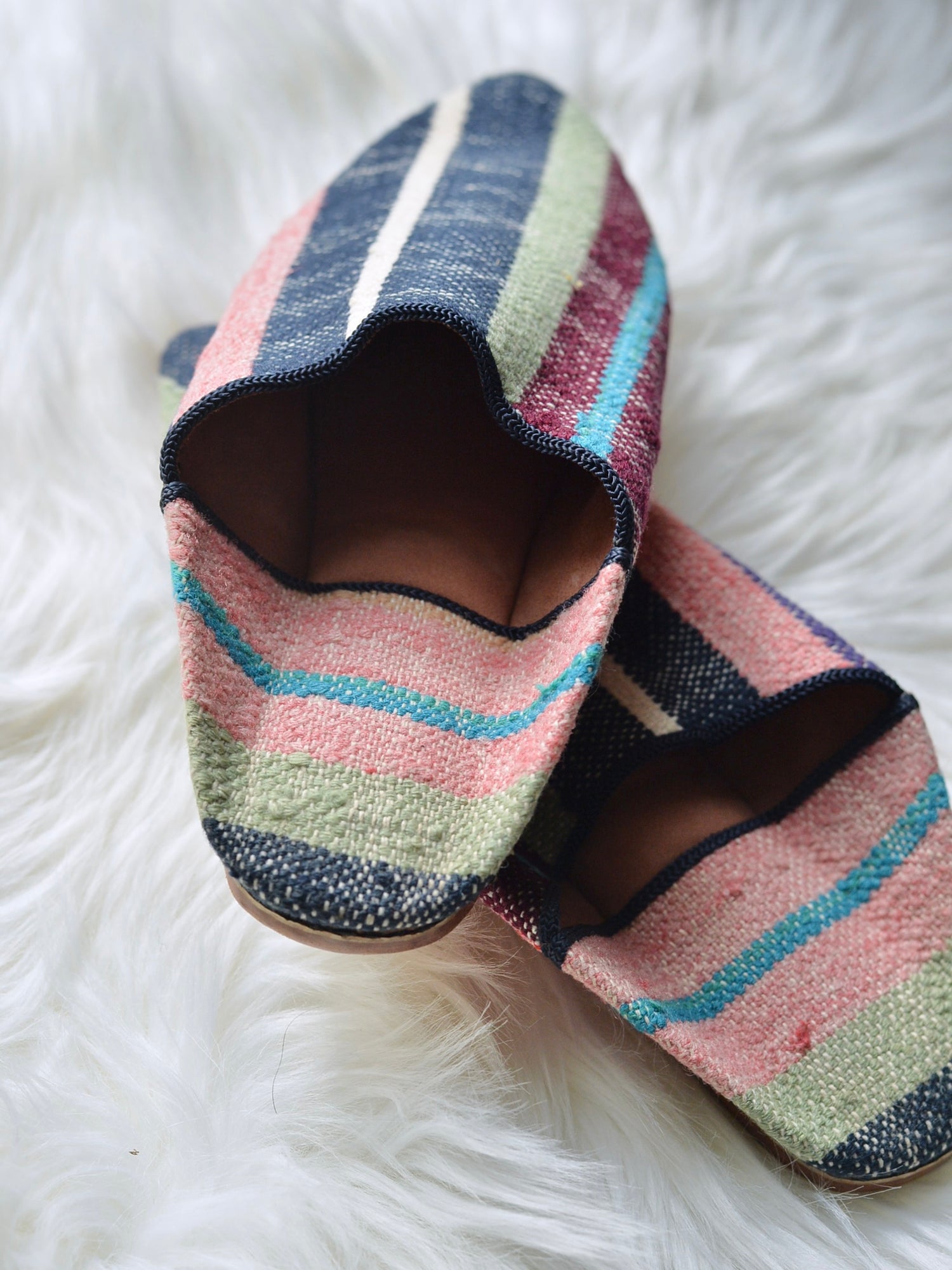 ヴィンテージHIKE 外履きバブーシュ（約24.5cm)