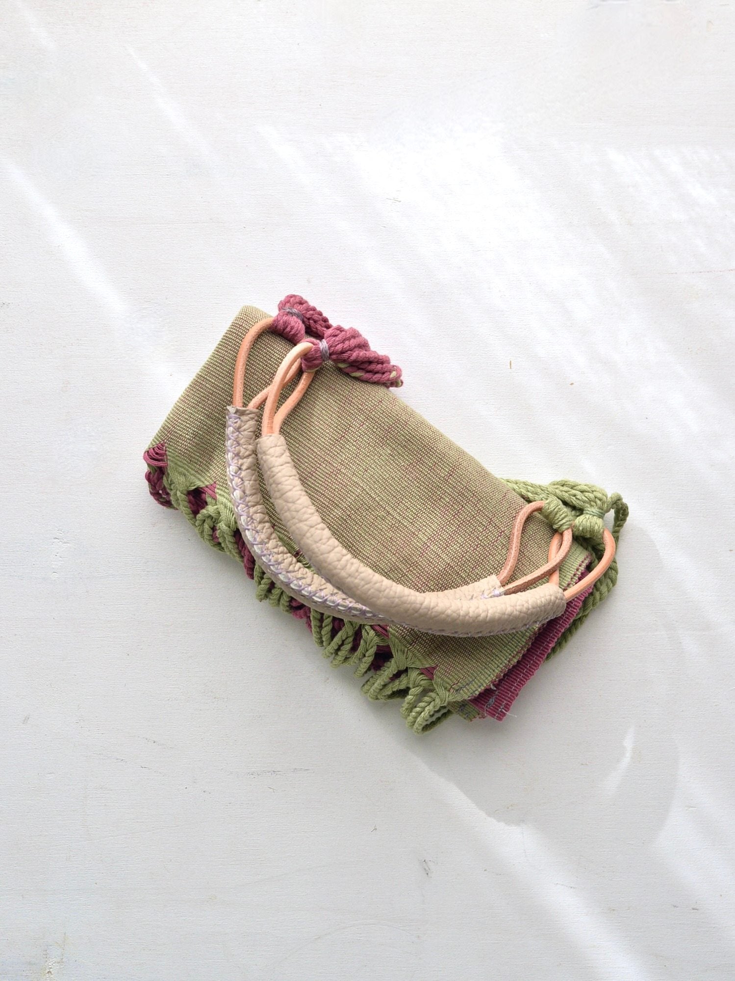 メキシコ ハンモックバッグ ツートン レザーハンドル – NOZZI BAZZAR