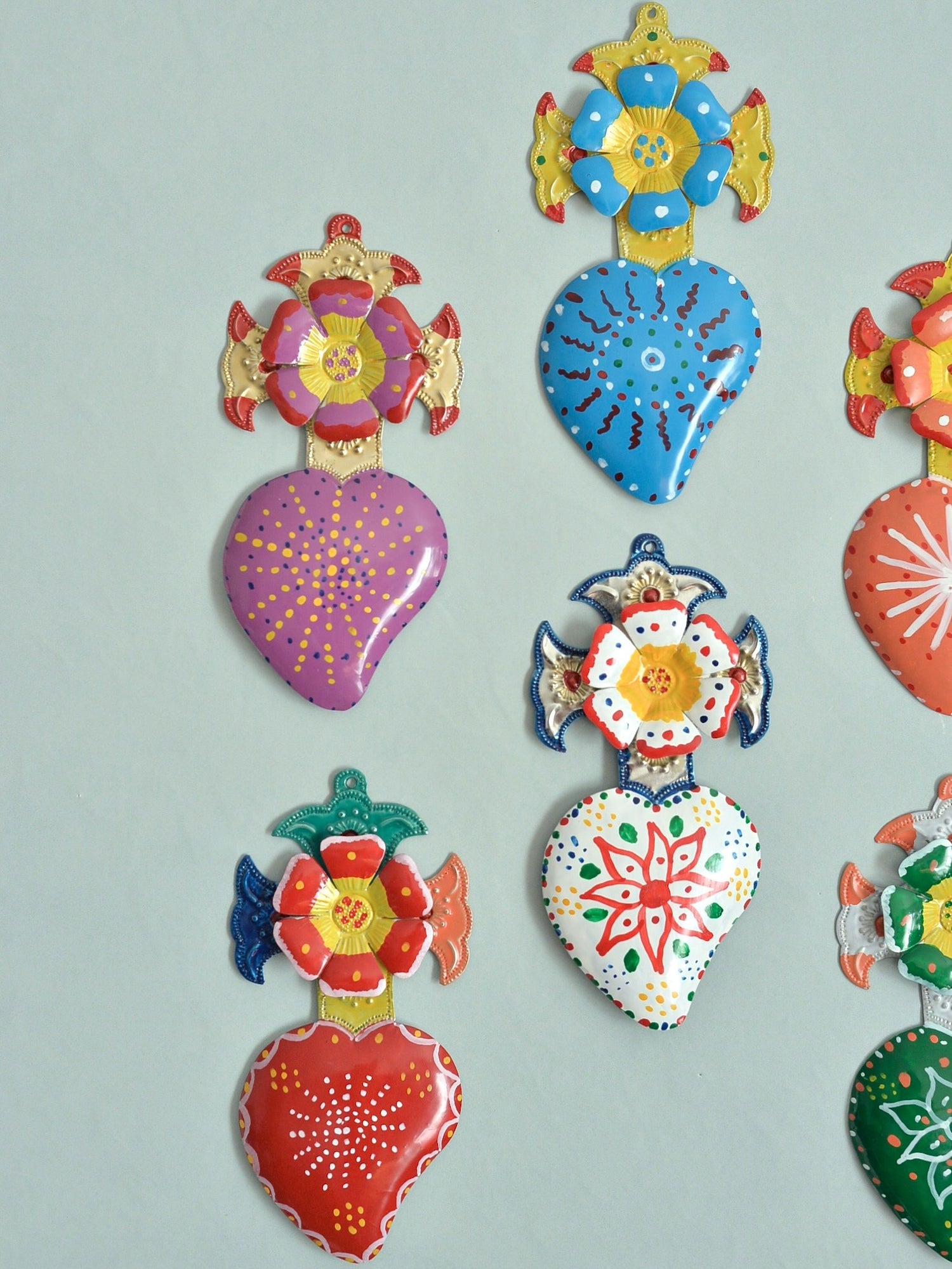 メキシコ ブリキ 壁掛けオーナメント オハラタ