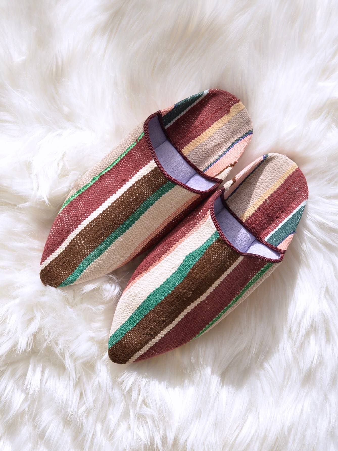 ヴィンテージHIKE 外履きバブーシュ（約24.5cm)