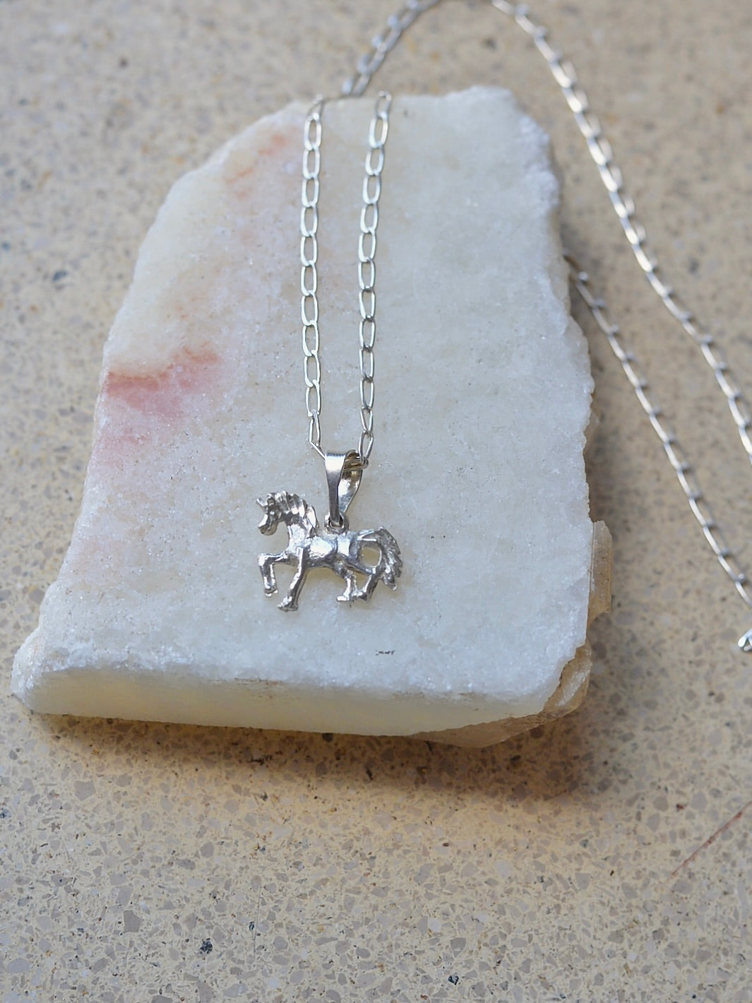 【1/22頃発送予定】Mexican Silver925 Horseチャーム ネックレス