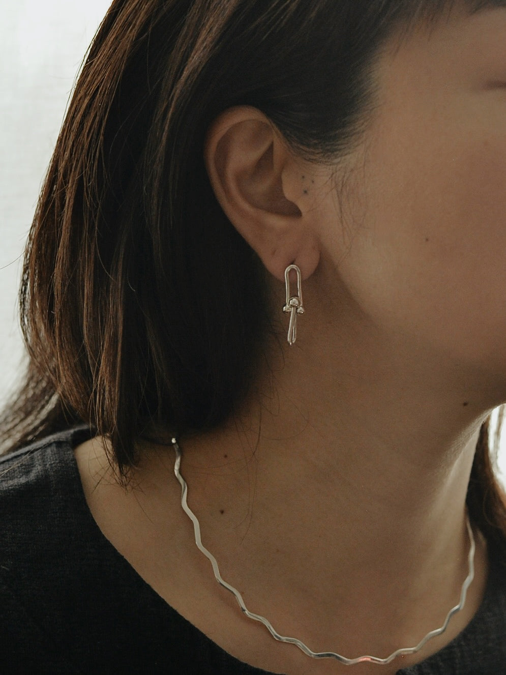 Mexican Silver925 リンクピアス