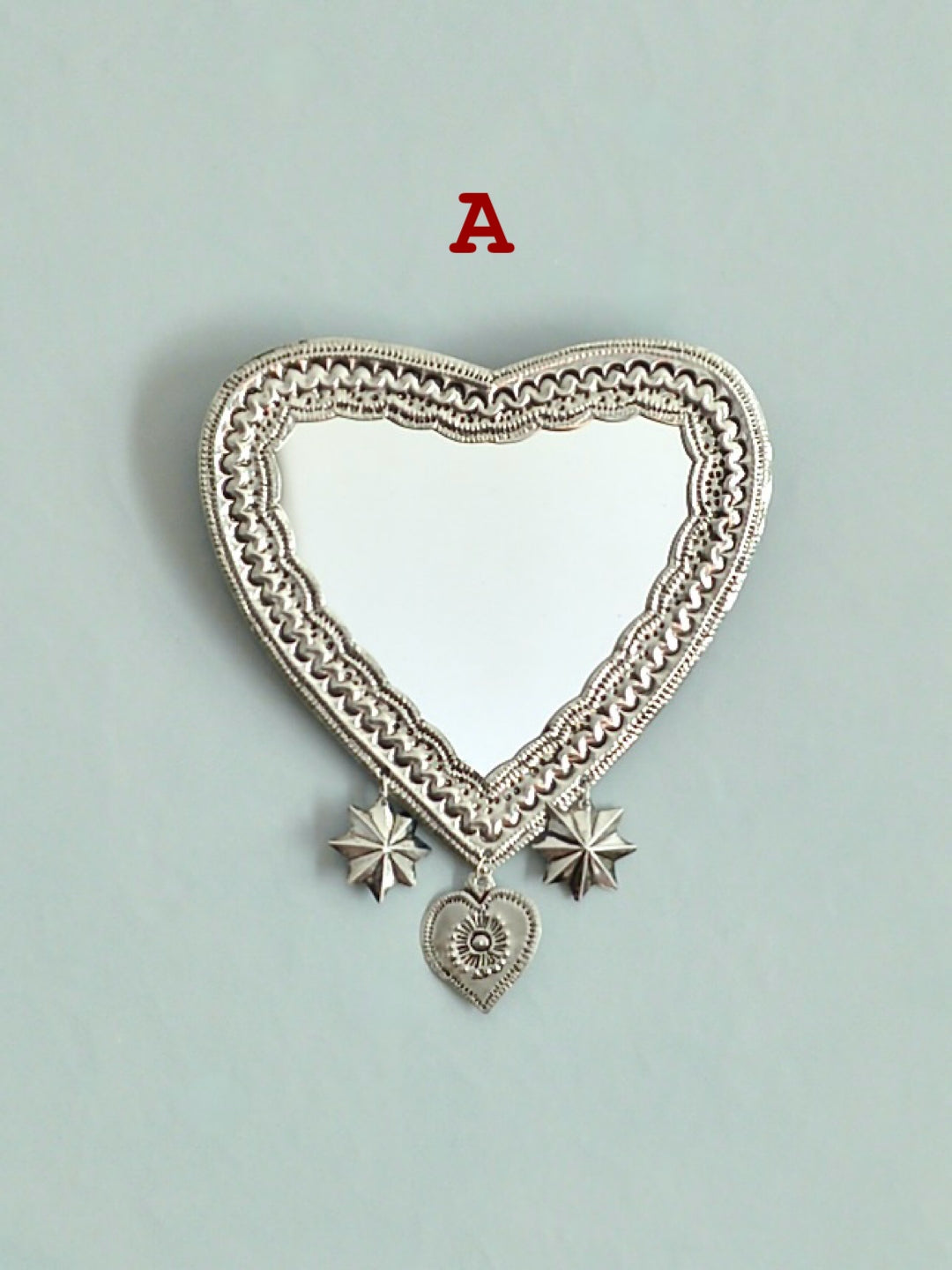 メキシコ ブリキ 壁掛けミラー オハラタ