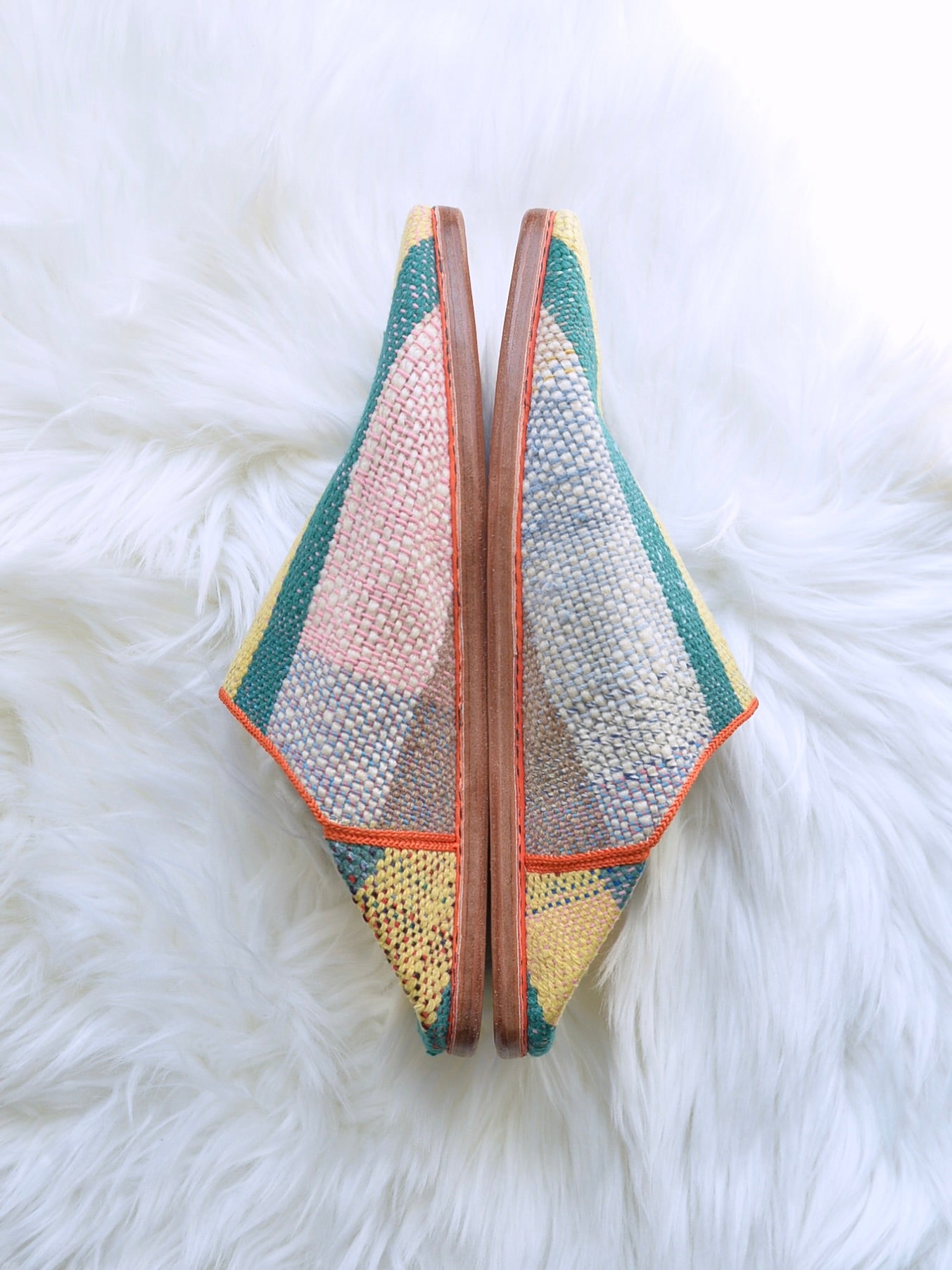 ヴィンテージHIKE 外履きバブーシュ（約24.5~25cm)