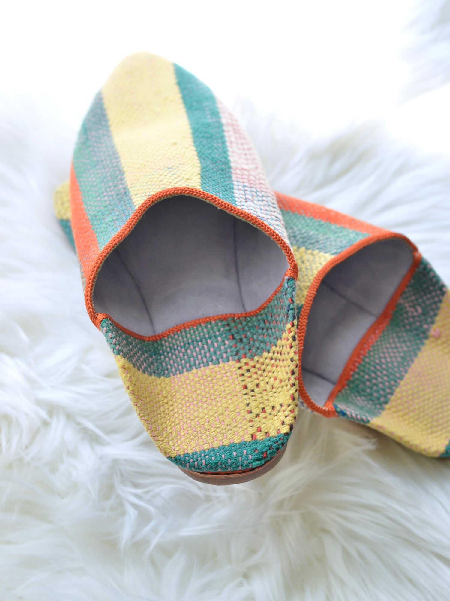 ヴィンテージHIKE 外履きバブーシュ（約24.5~25cm)