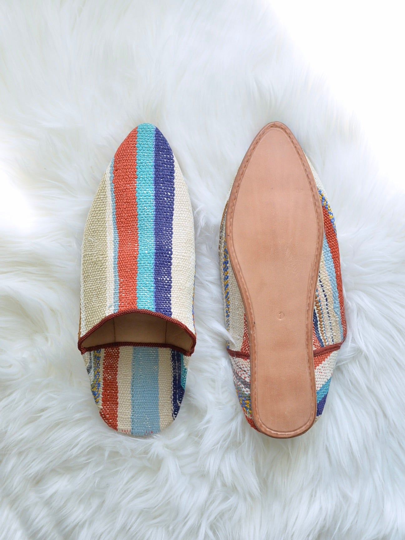 ヴィンテージHIKE 外履きバブーシュ（約24.5~25cm)