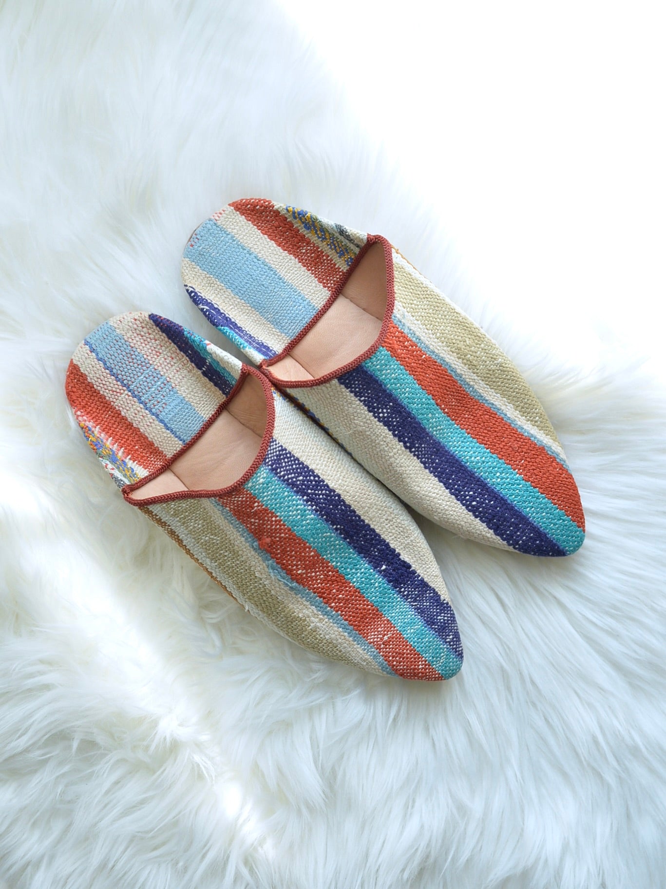 ヴィンテージHIKE 外履きバブーシュ（約24.5~25cm)