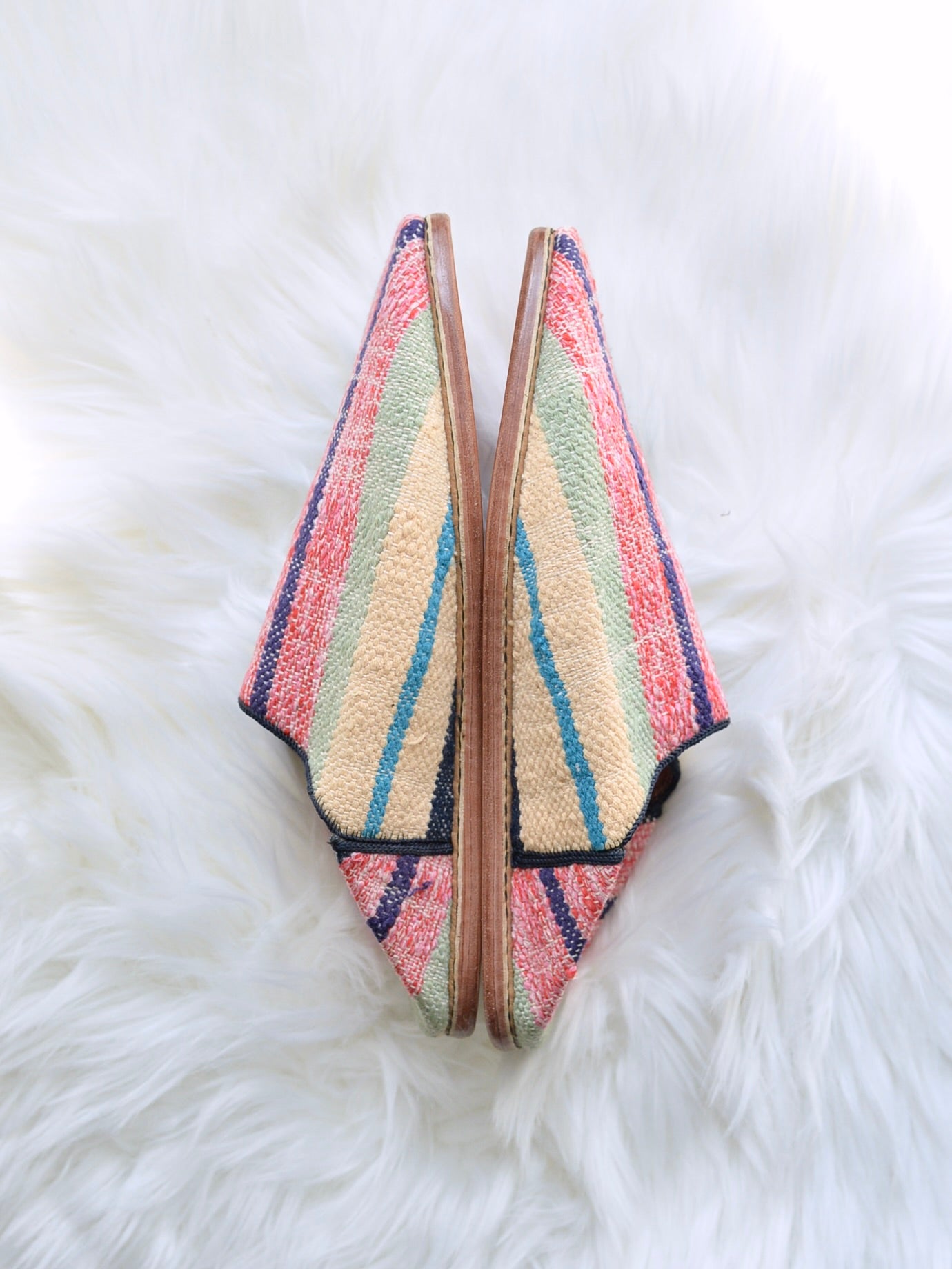 ヴィンテージHIKE 外履きバブーシュ（約24cm)