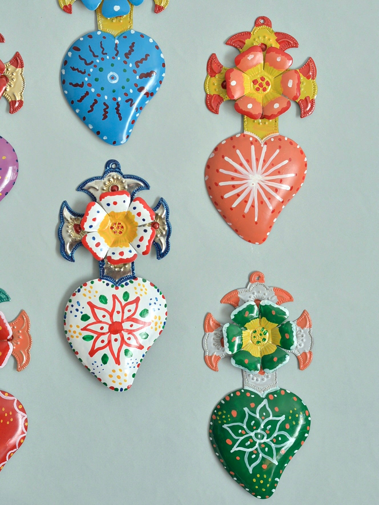 メキシコ ブリキ 壁掛けオーナメント オハラタ