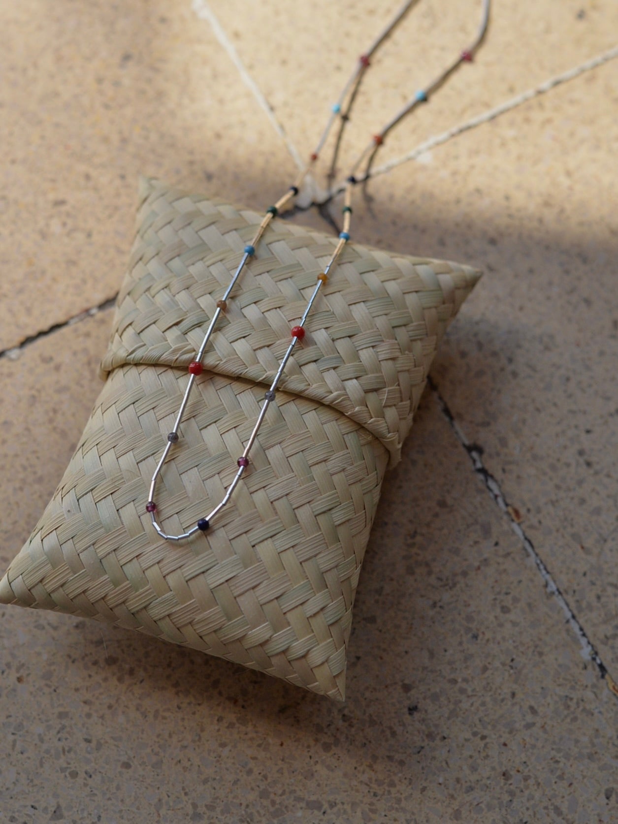 【1/22頃発送予定】Mexican Silver925 天然石 ビーズネックレス/ブレスレット