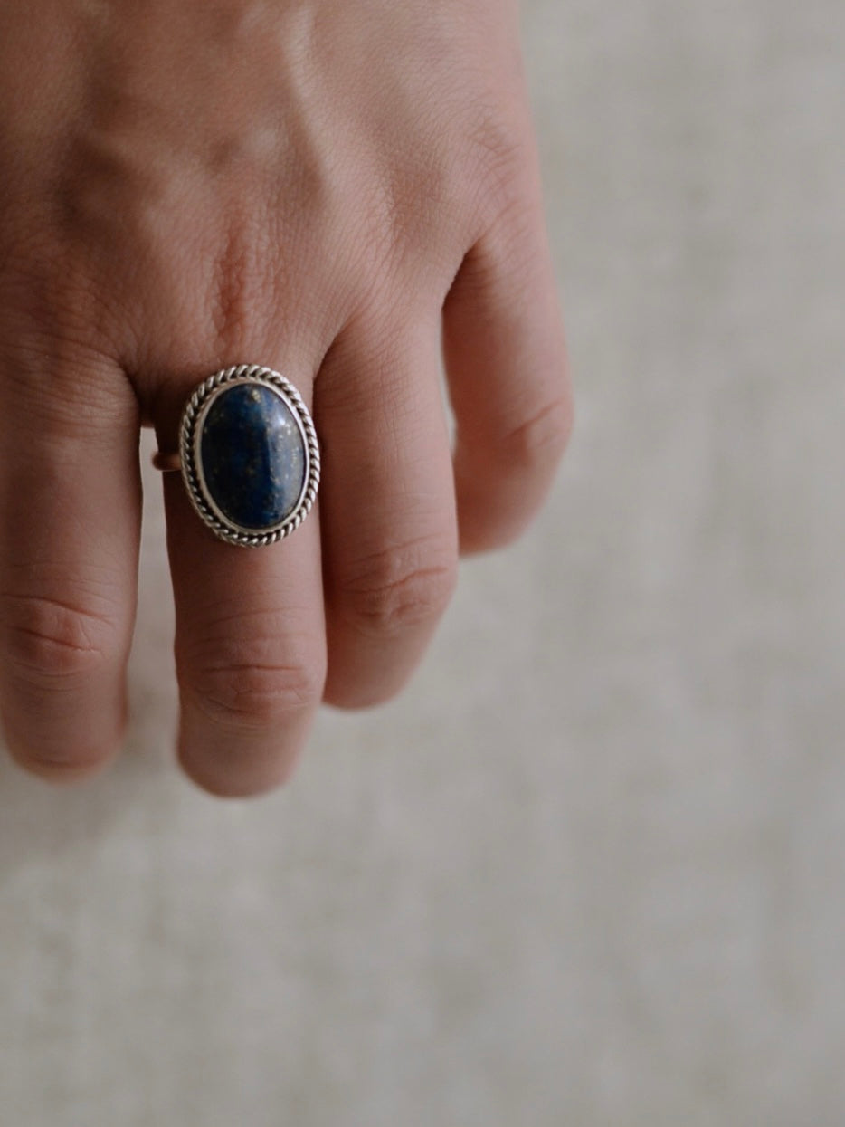 Mexican Silver925 ラピスラズリ リング