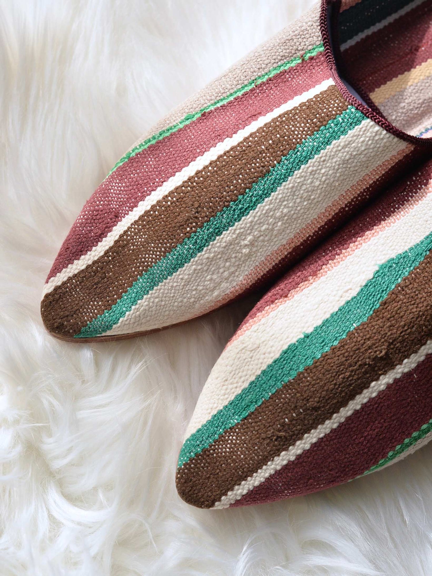 ヴィンテージHIKE 外履きバブーシュ（約24.5cm)