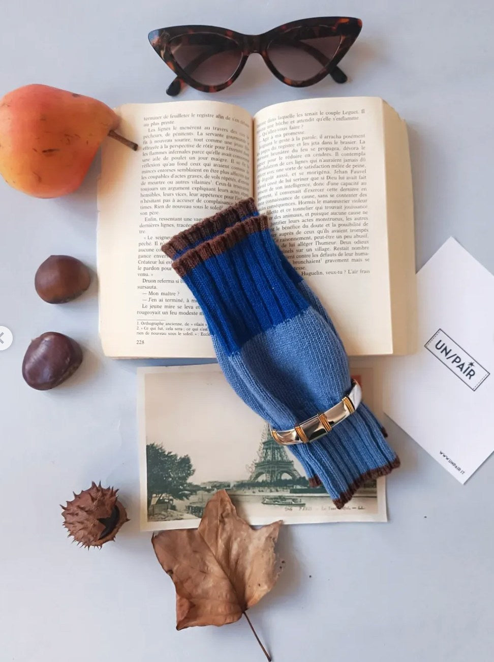 カシミヤブレンド ニット フィンガーレスグローブ ハンドウォーマー