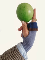 カシミヤブレンド ニット フィンガーレスグローブ ハンドウォーマー