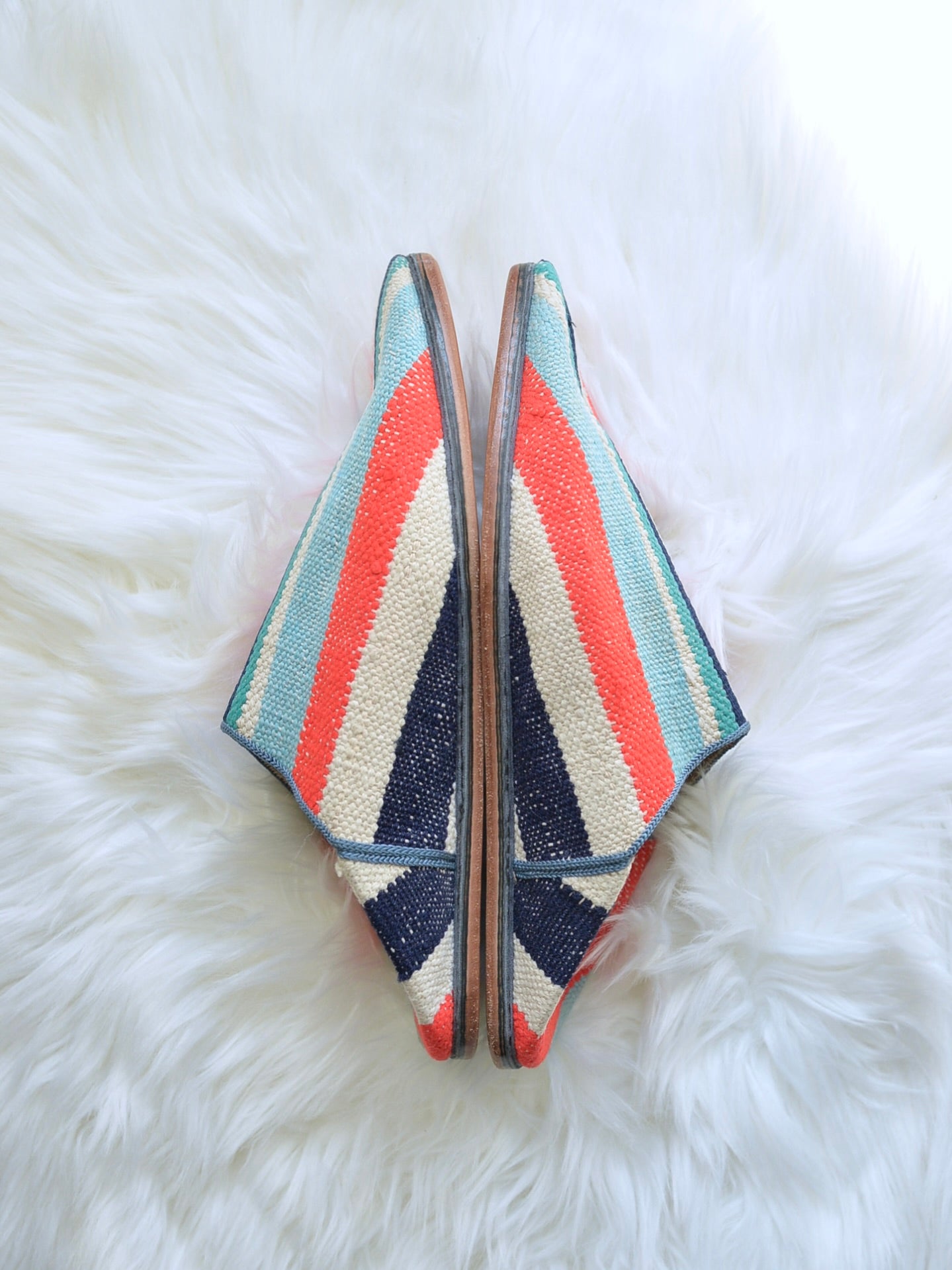 ヴィンテージHIKE 外履きバブーシュ（約24.5~25cm)