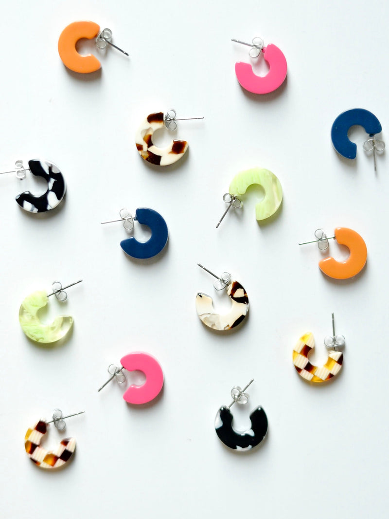Sustainable hoop earrings MINI JAY 