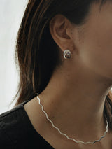 Mexican Silver925 オーバルピアス