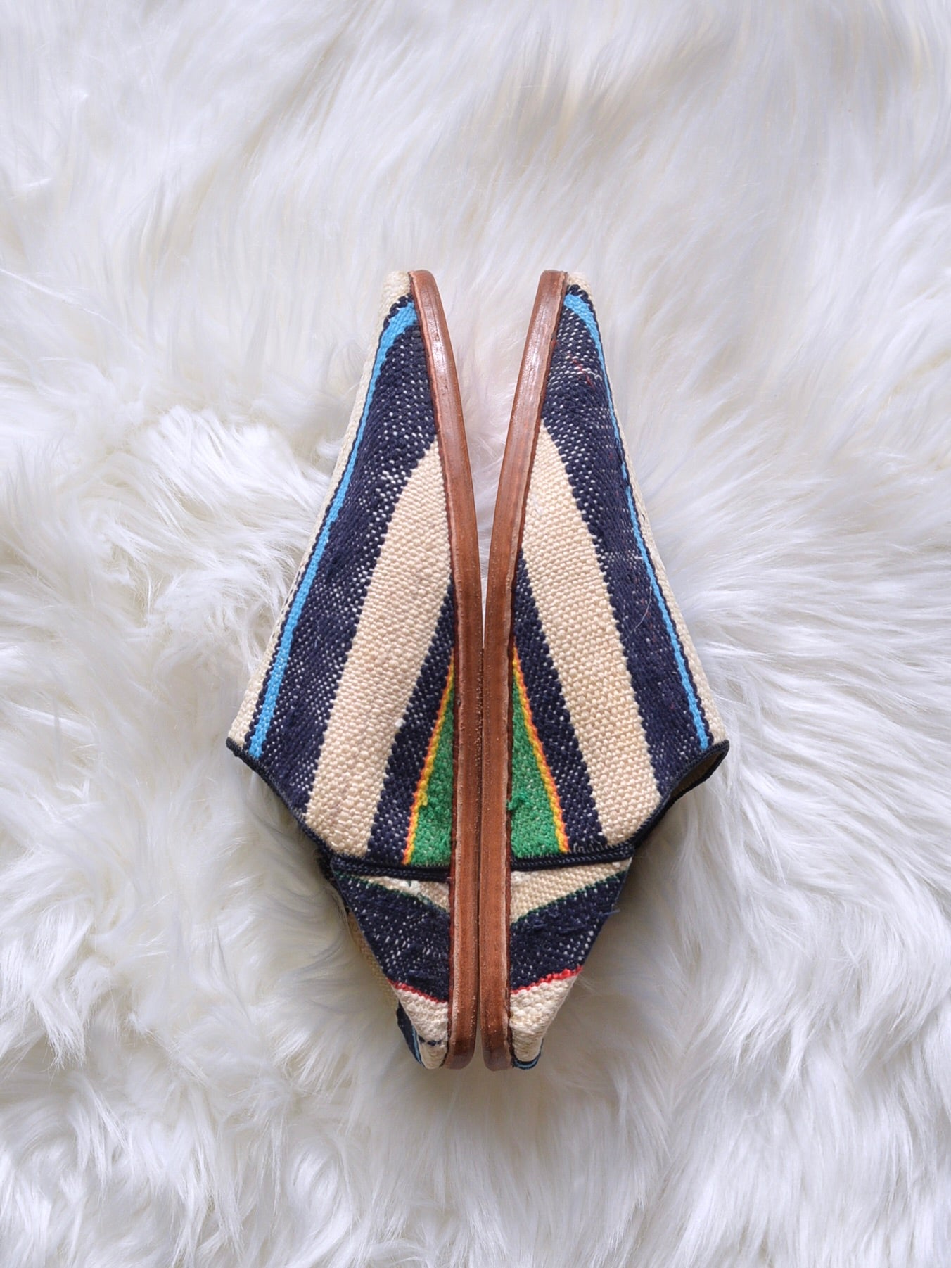 ヴィンテージHIKE 外履きバブーシュ（約23.5～24cm)