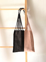 【残り1点】メキシコ ハンモックバッグ レザーハンドル ツートン