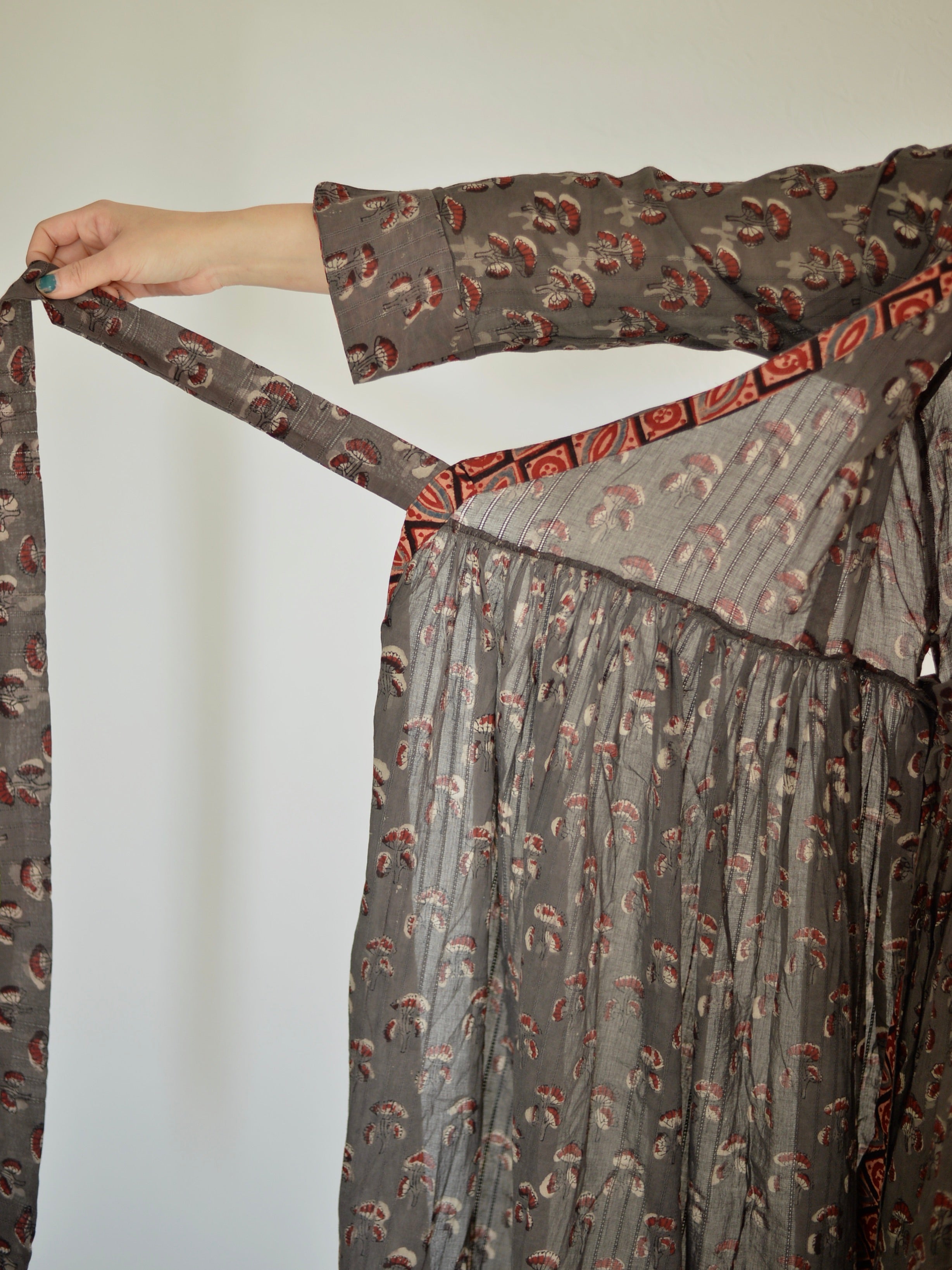 sankaku ブロックプリント ワンピース ブロックプリント Zaku.Block ワンピース