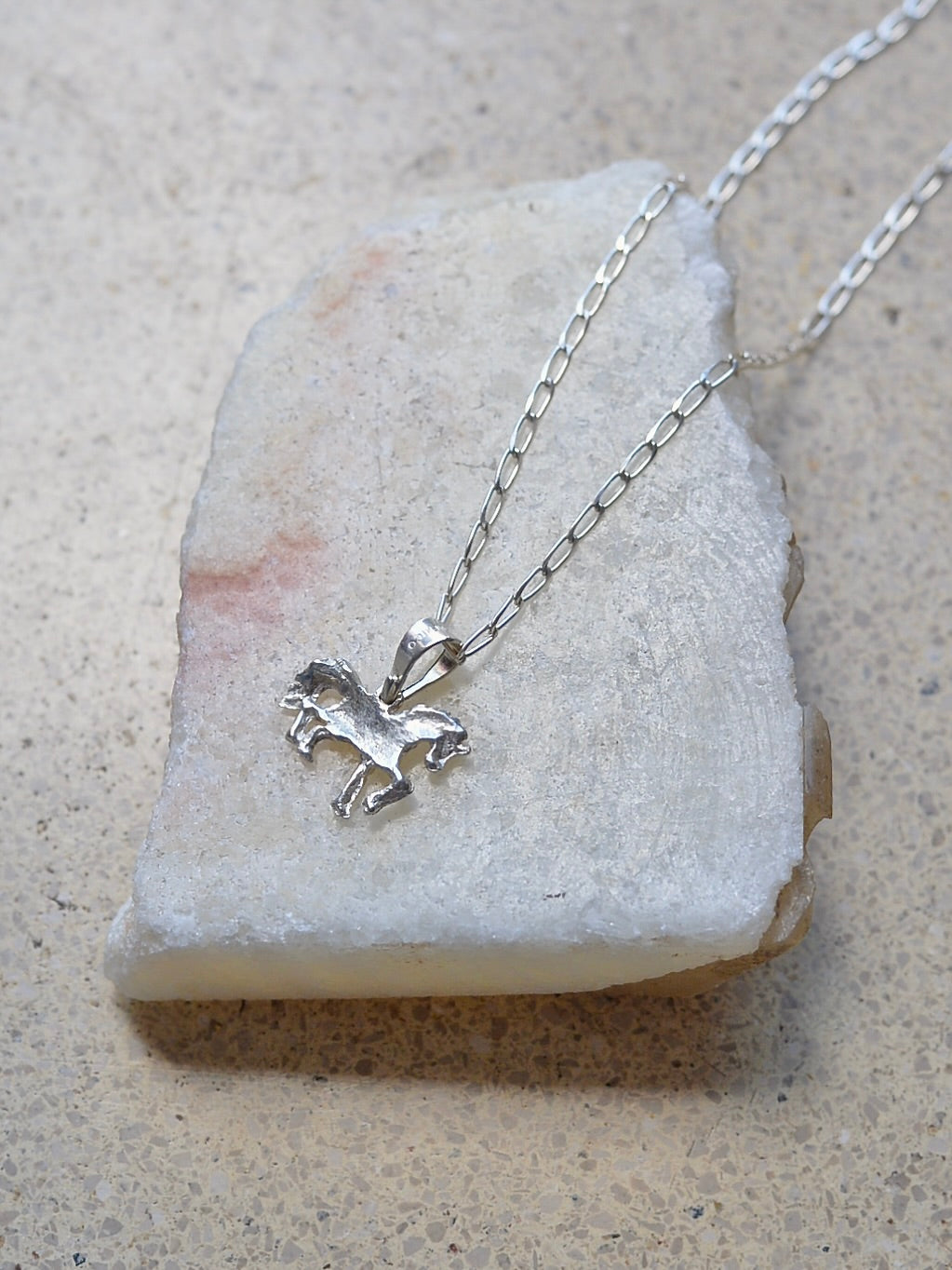 【1/22頃発送予定】Mexican Silver925 Horseチャーム ネックレス