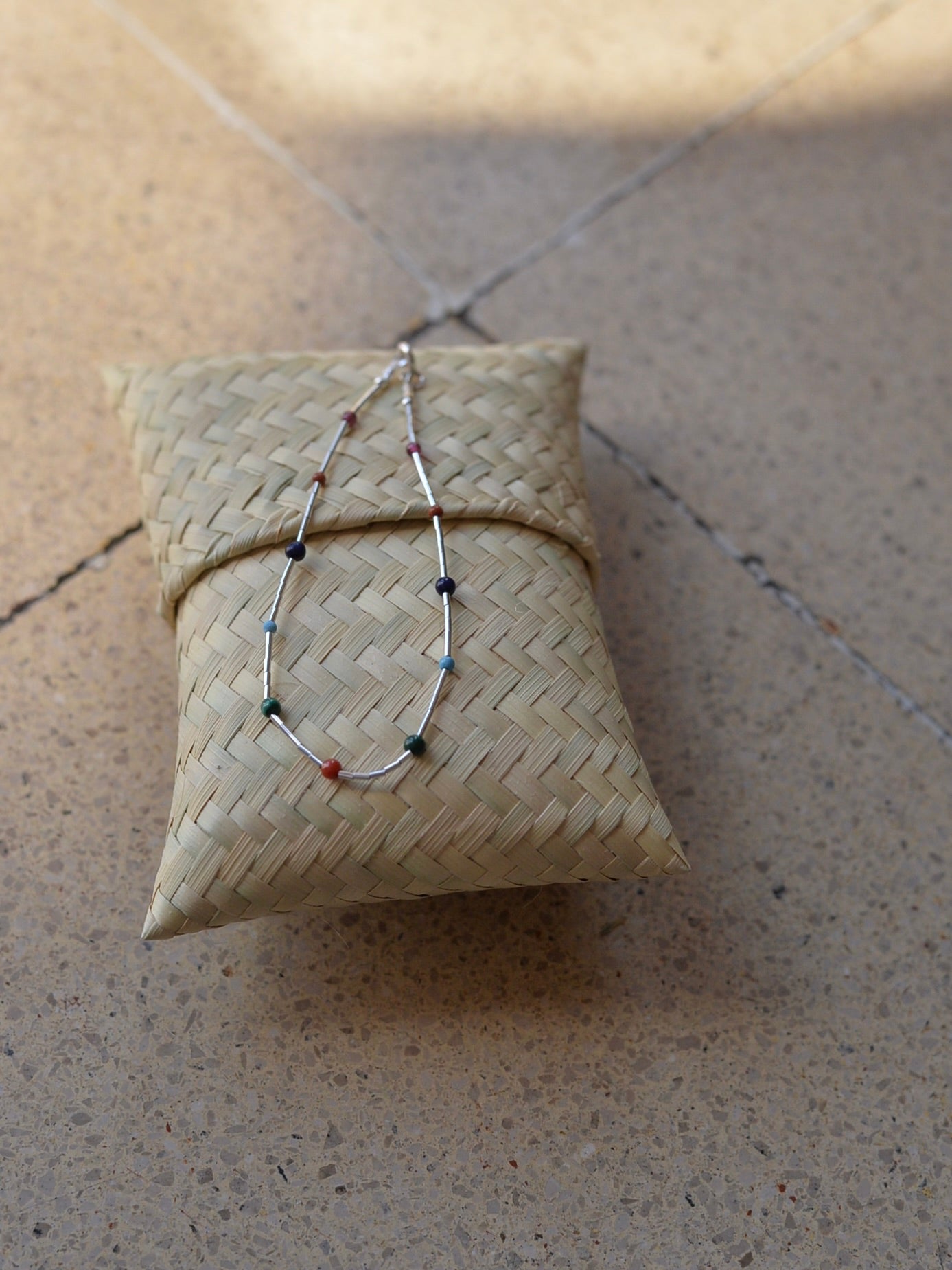 【1/22頃発送予定】Mexican Silver925 天然石 ビーズネックレス/ブレスレット