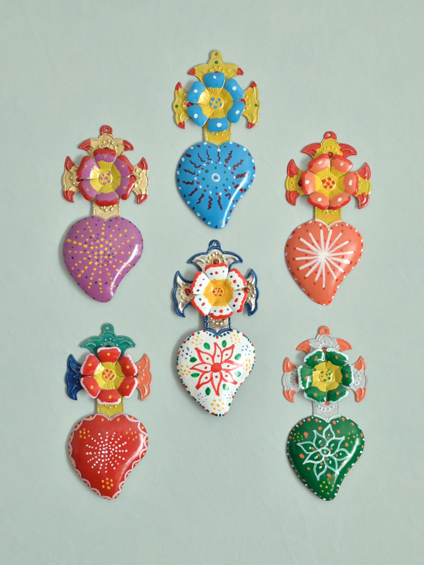 メキシコ ブリキ 壁掛けオーナメント オハラタ