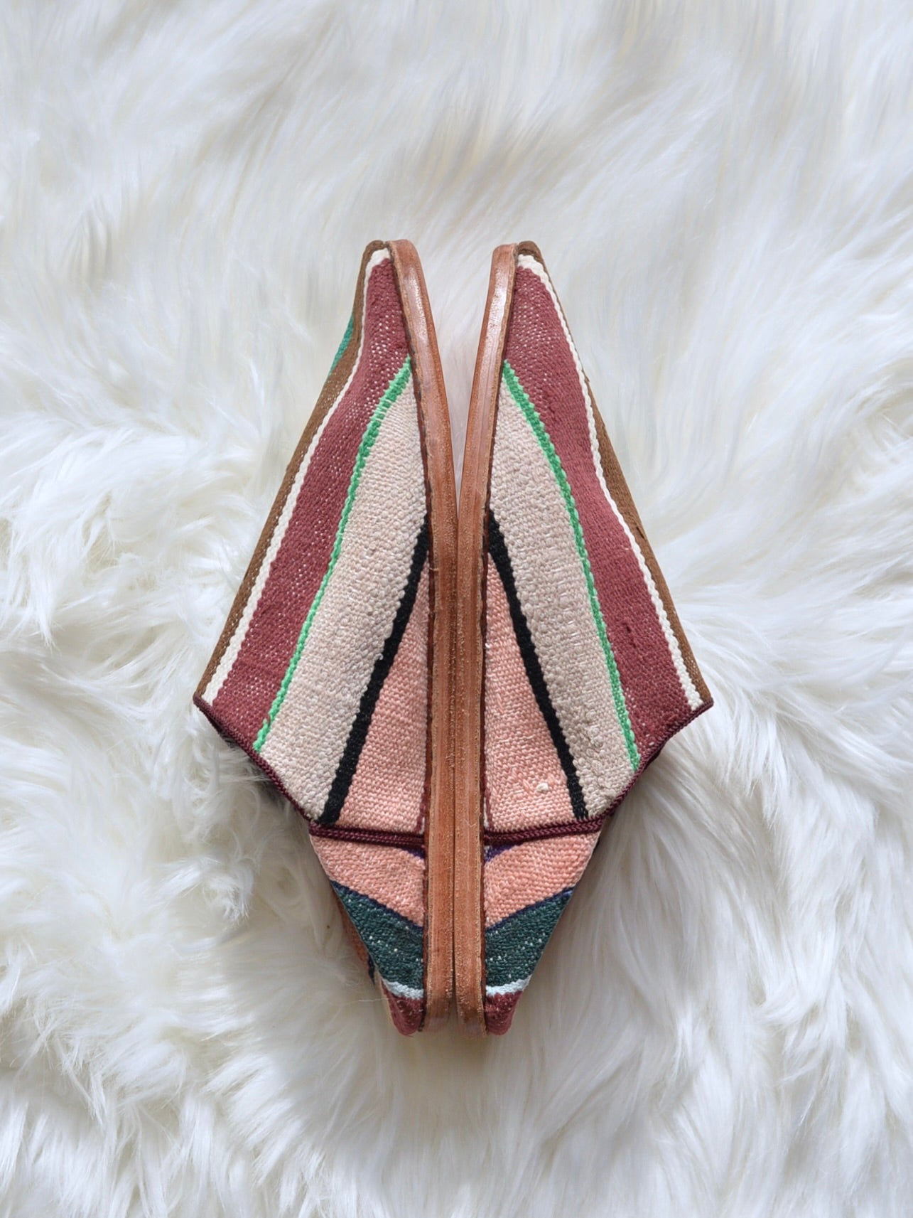 ヴィンテージHIKE 外履きバブーシュ（約24.5cm)