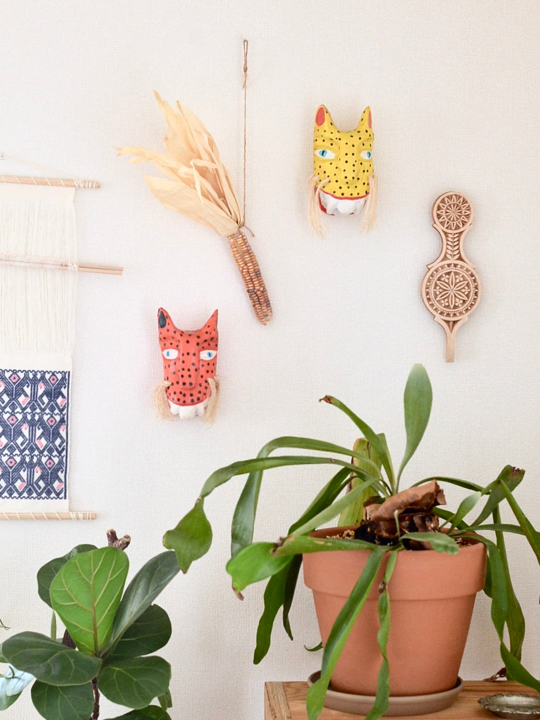 メキシコのお面 壁掛けマスク