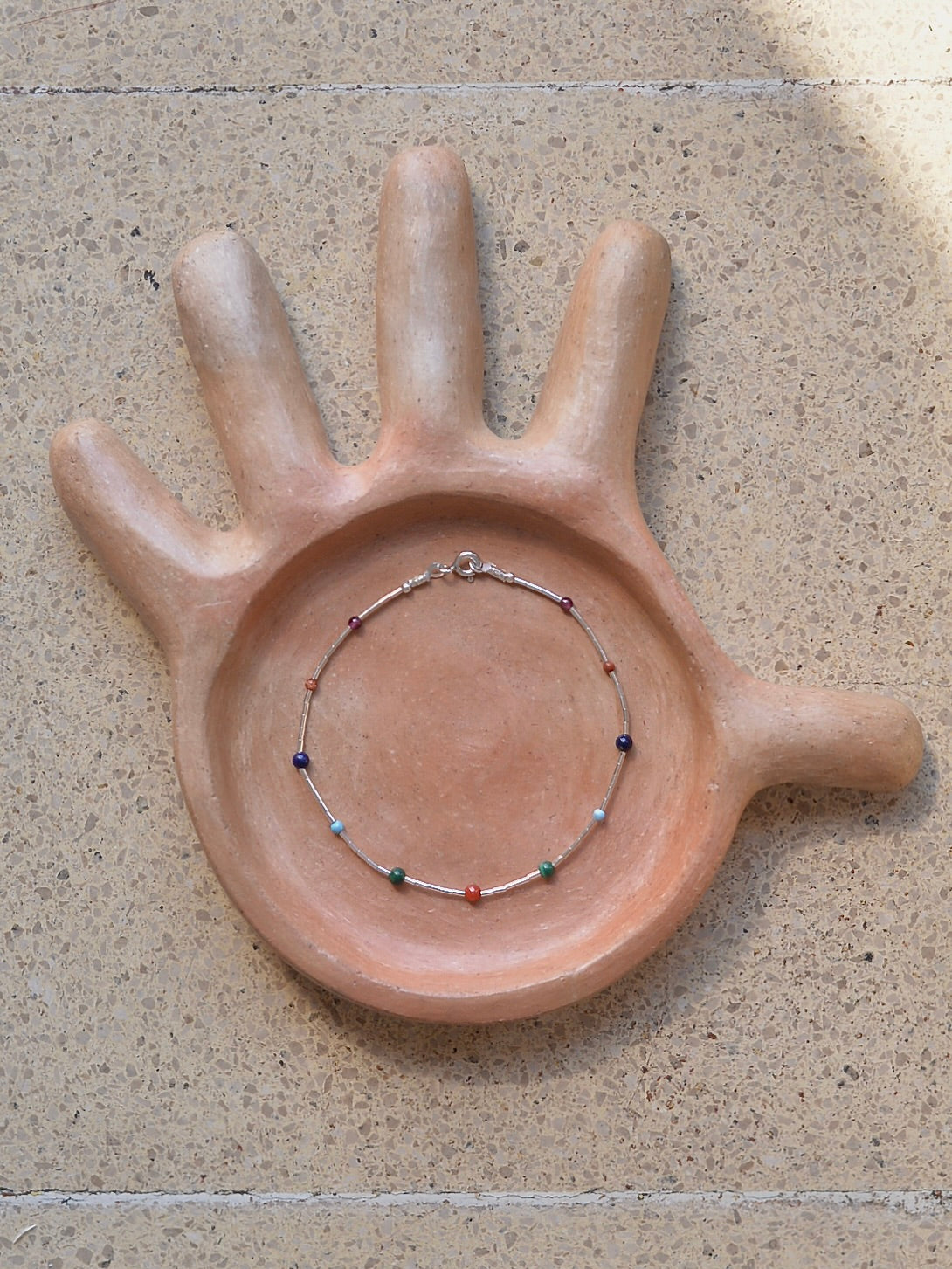 【1/22頃発送予定】Mexican Silver925 天然石 ビーズネックレス/ブレスレット