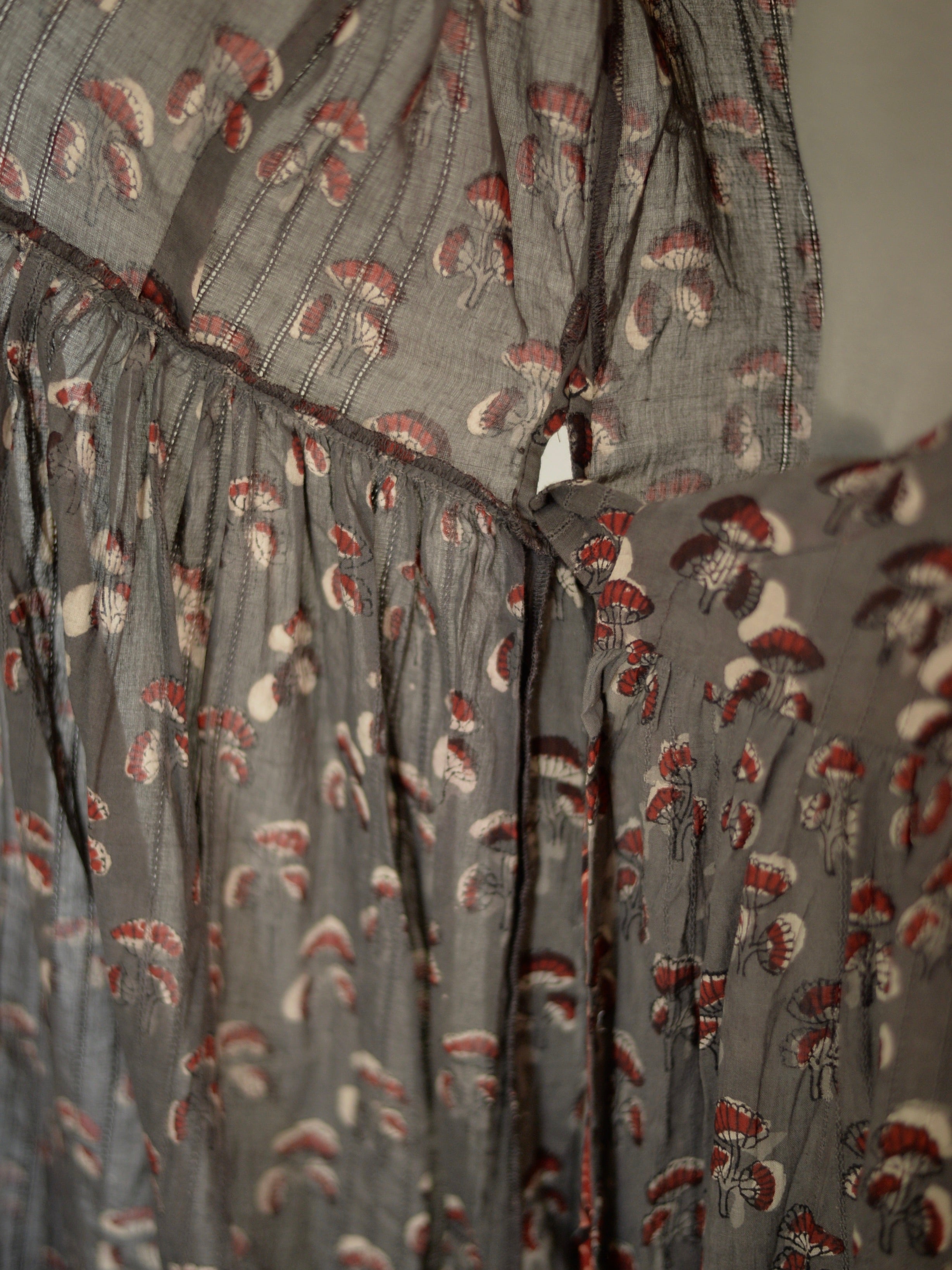 カシュクール ワンピース アジュラック ブロックプリント カシーシュ