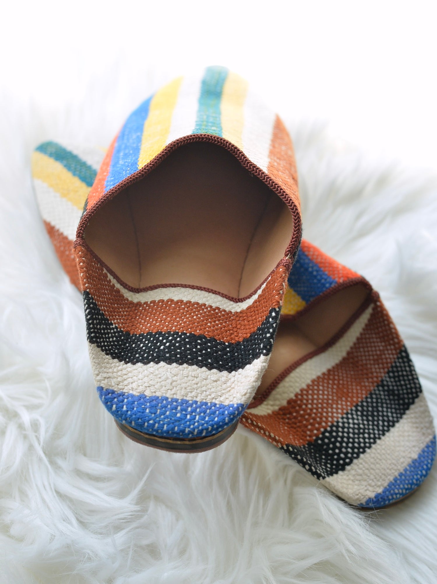 ヴィンテージHIKE 外履きバブーシュ（約24.5cm)