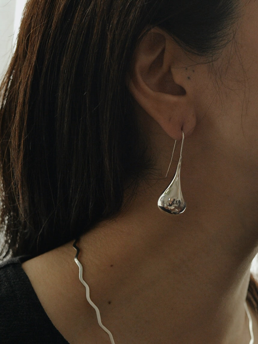 Mexican Silver925 ティアドロップピアス