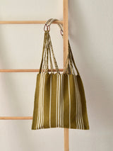 メキシコ ハンモックバッグ レザーハンドル