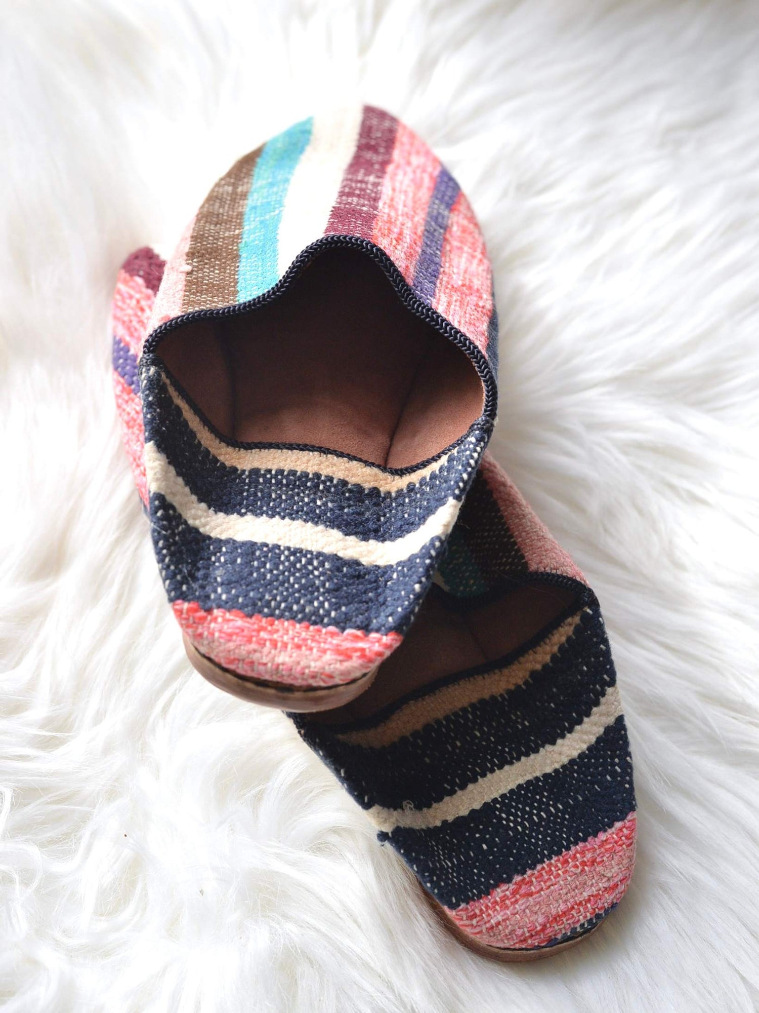 ヴィンテージHIKE 外履きバブーシュ（約24cm)