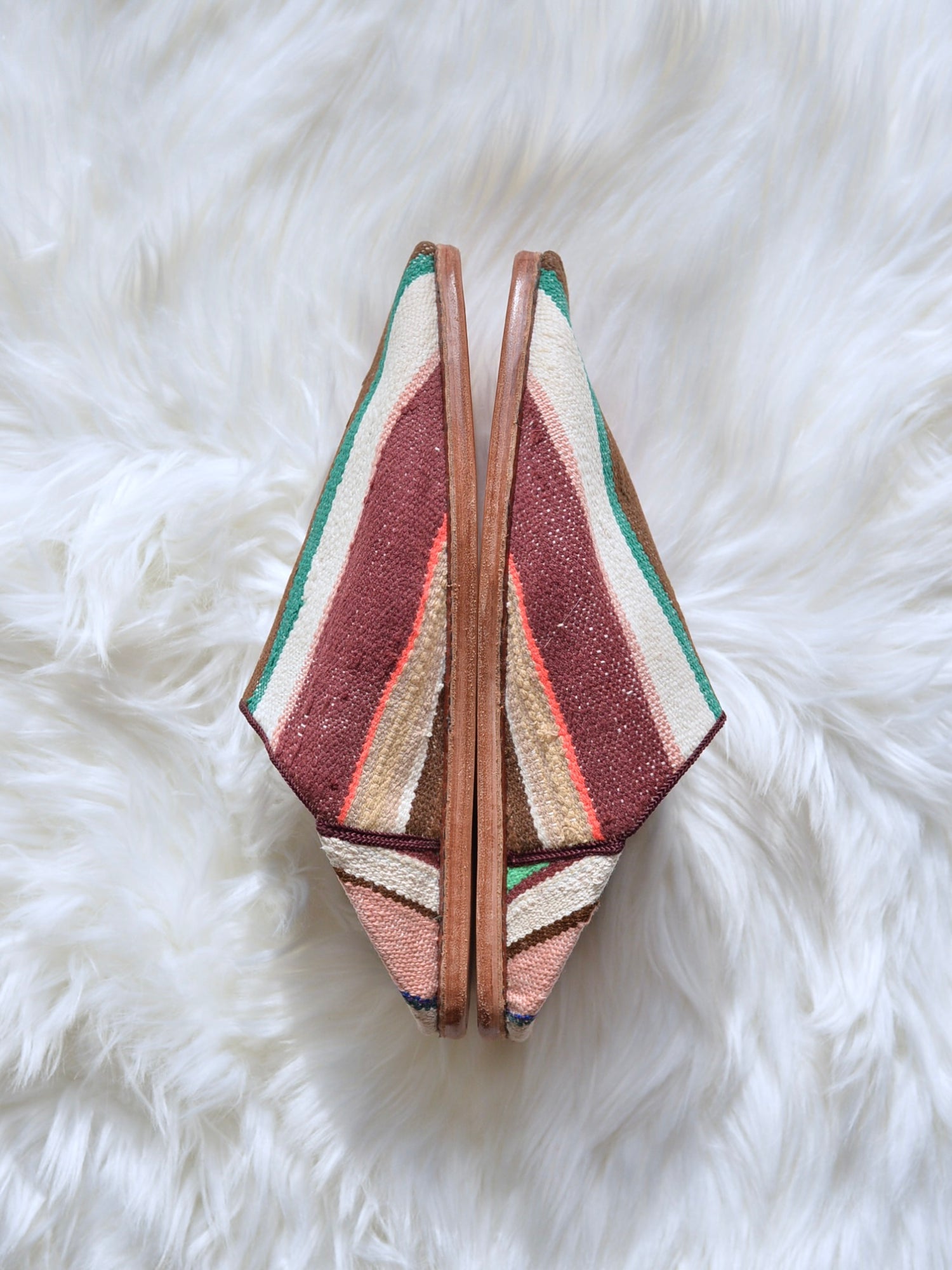 ヴィンテージHIKE 外履きバブーシュ（約24.5cm)