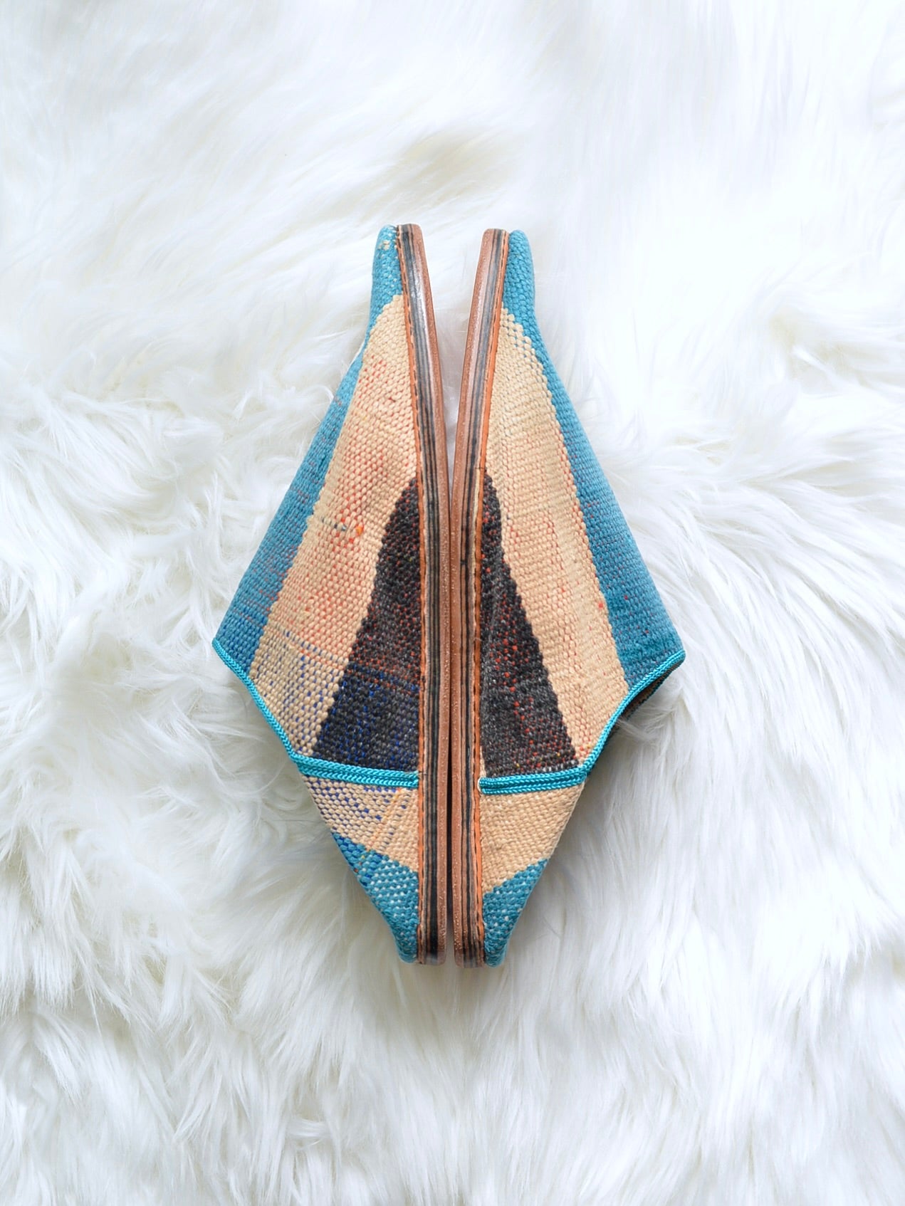 ヴィンテージHIKE 外履きバブーシュ（約24.5cm)