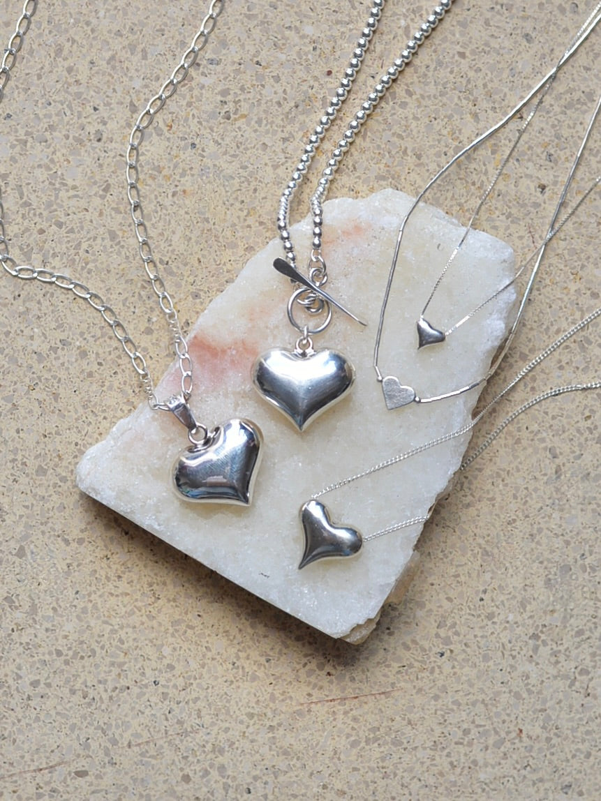 【1/22頃発送予定】Mexican Silver925 ハートネックレス