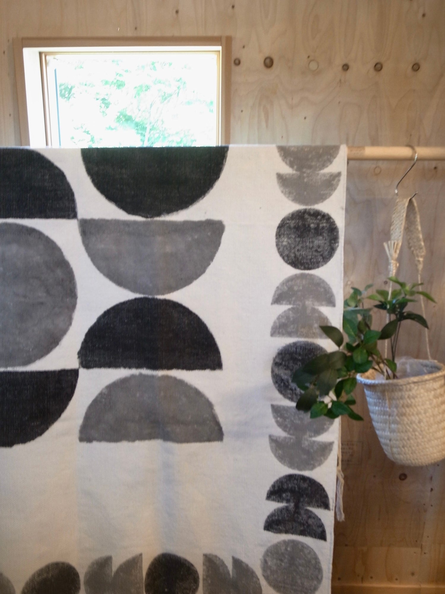 과테말라의 손으로 짠 러그 코튼 