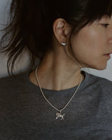 【1/22頃発送予定】Mexican Silver925 3mmボールビーズ Horseネックレス