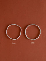 Mexican Silver925 3mm / 5mm ボール ブレスレット