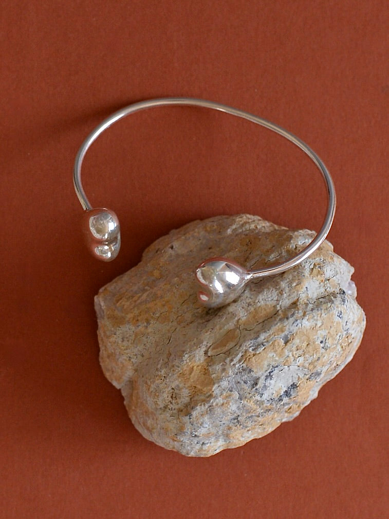 Mexican Silver925 ハート バングル