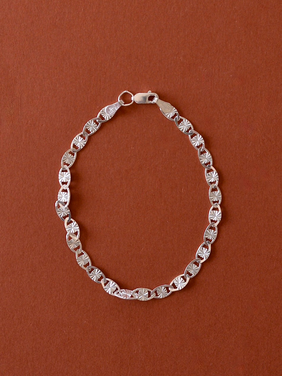 Mexican Silver925 チェーンブレスレット