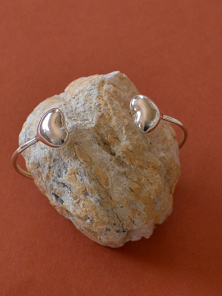 Mexican Silver925 ハート バングル