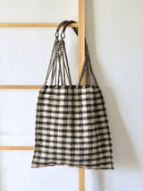 メキシコ ウール ハンモックバッグ レザーハンドル