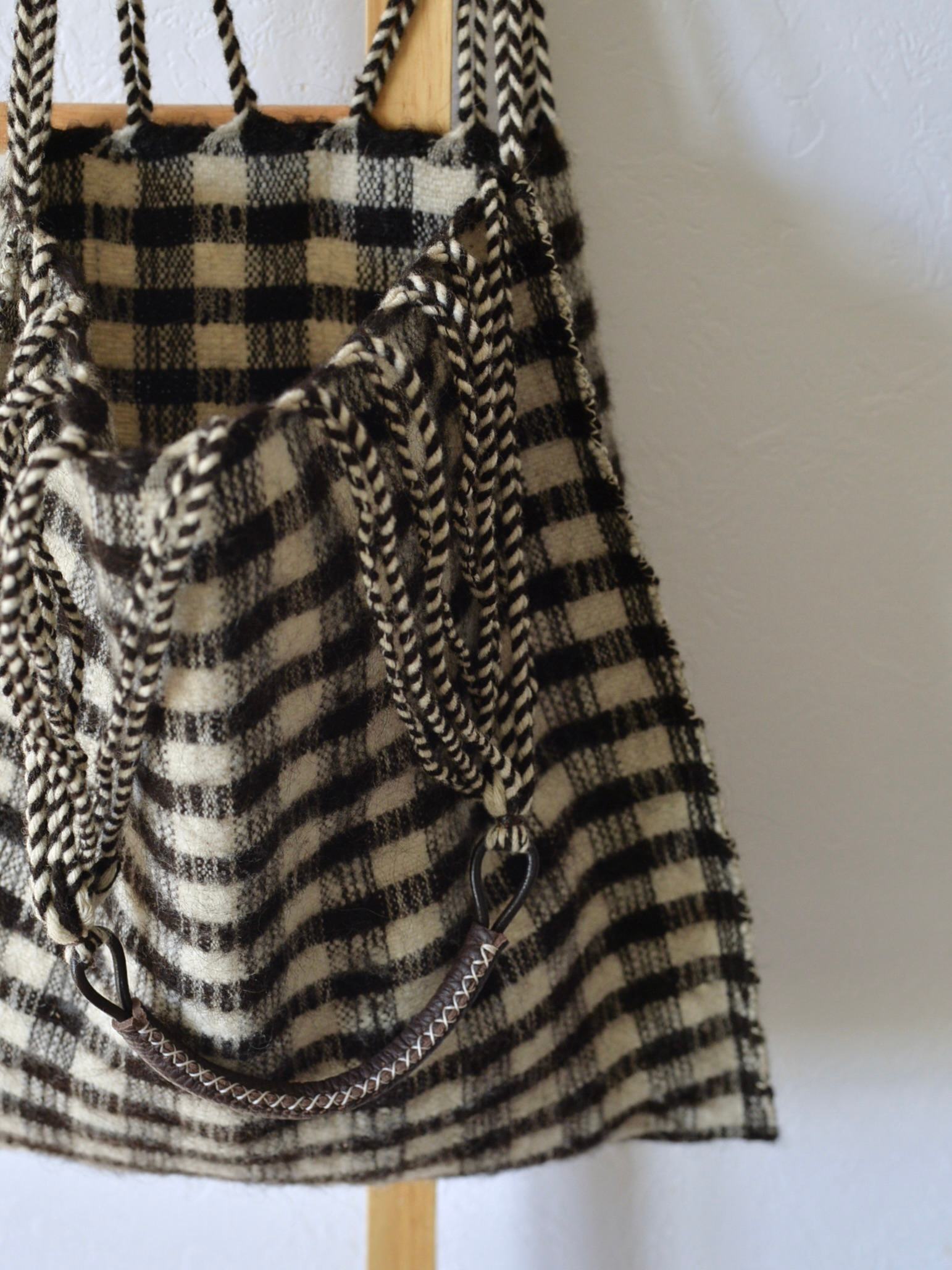 メキシコ ウール ハンモックバッグ レザーハンドル – NOZZI BAZZAR